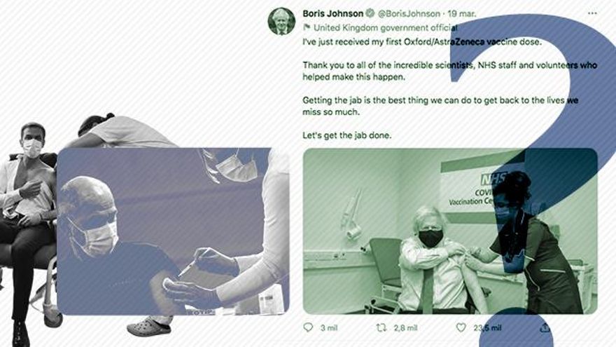 ¿Confiaría más en la vacuna de AstraZeneca si se la pusieran los políticos?