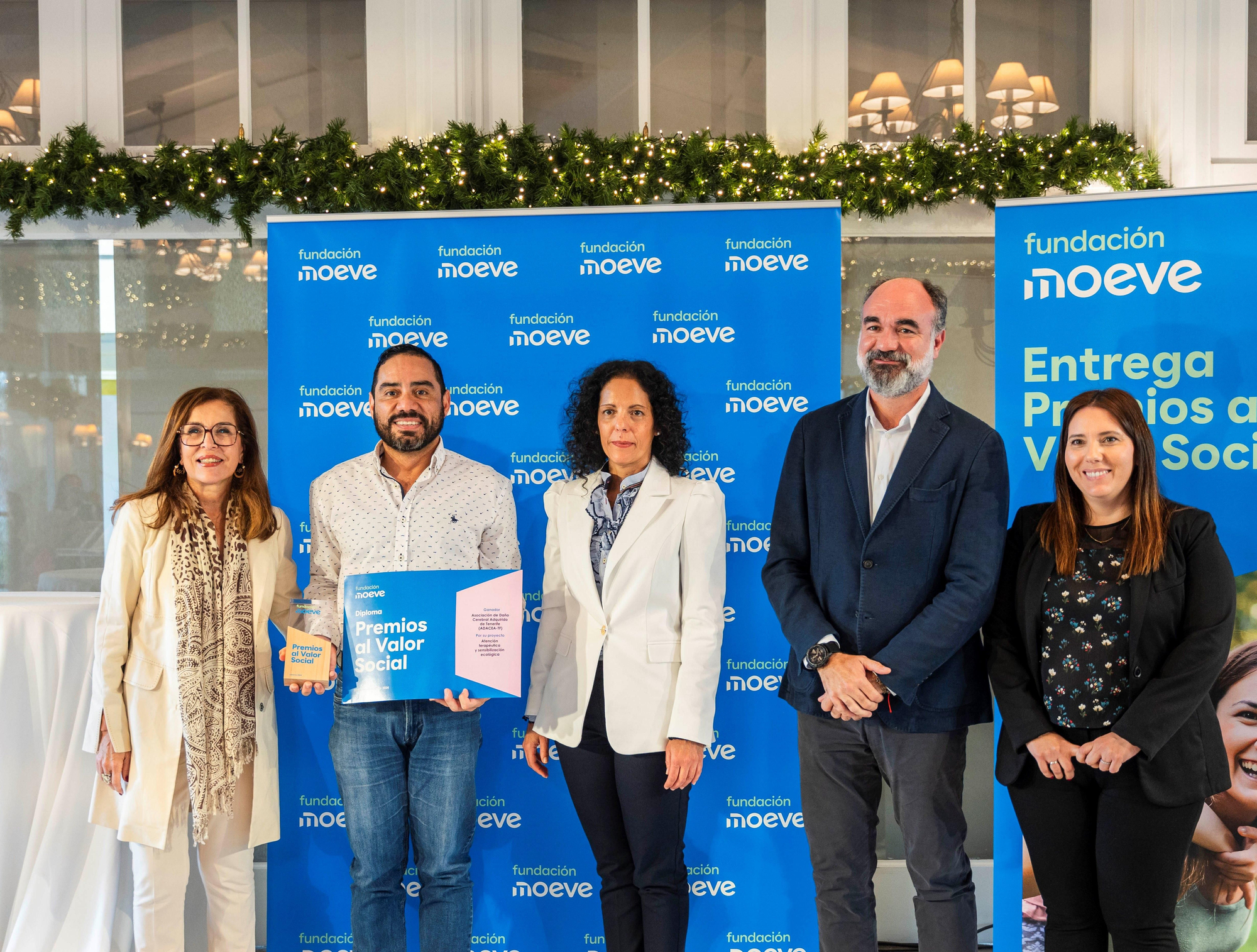 Asociación de Daño Cerebral Adquirido de Tenerife (Adacea), una de las organizaciones ganadoras de los Premios al Valor Social Fundación Moeve en Canarias 2024.