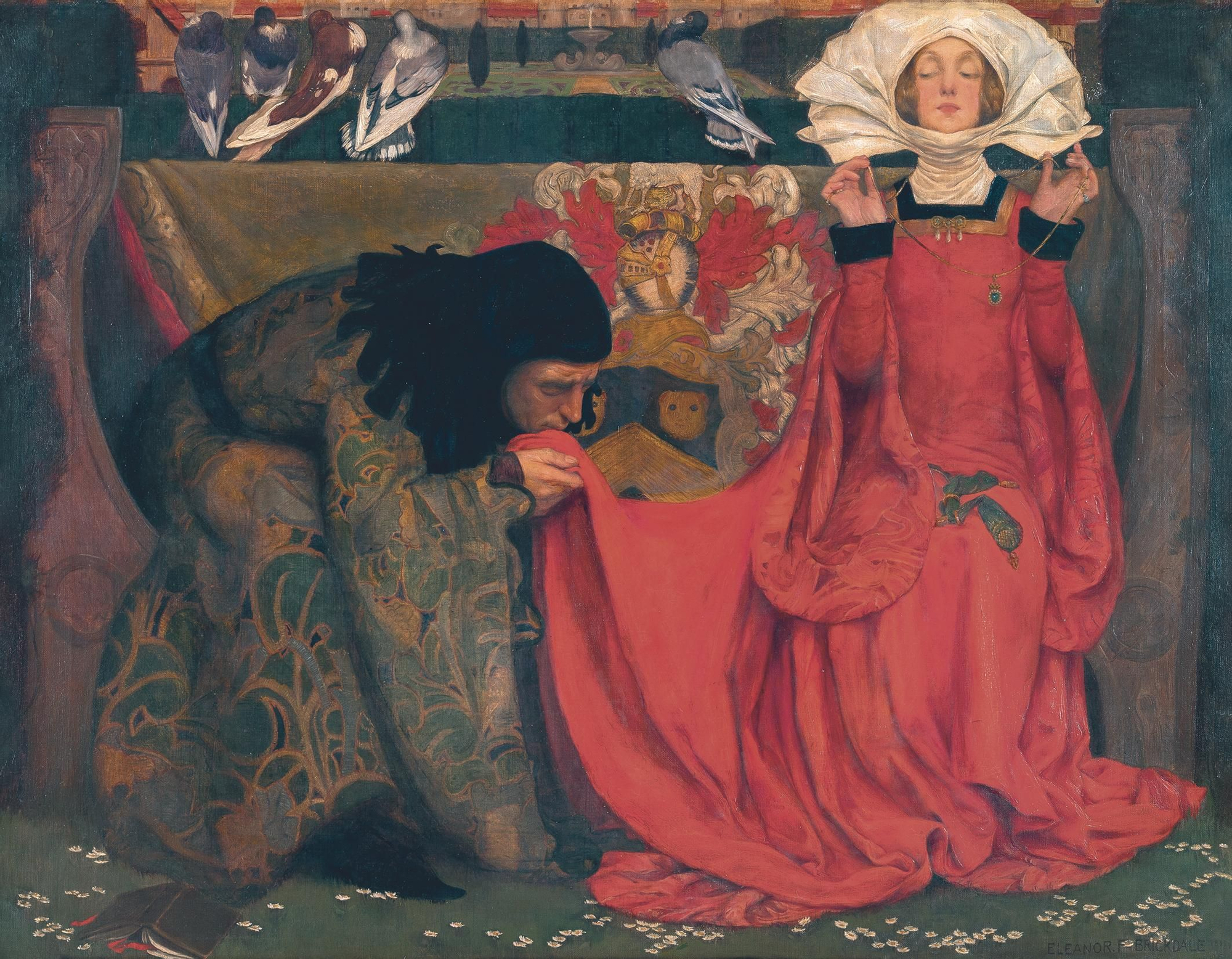 'El pálido semblante del amor verdadero' (1899) de Eleanor Fortescue-Brickdale