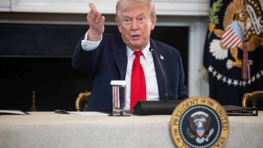 Trump afirma que su política arancelarias sirve para "traer la paz al mundo"