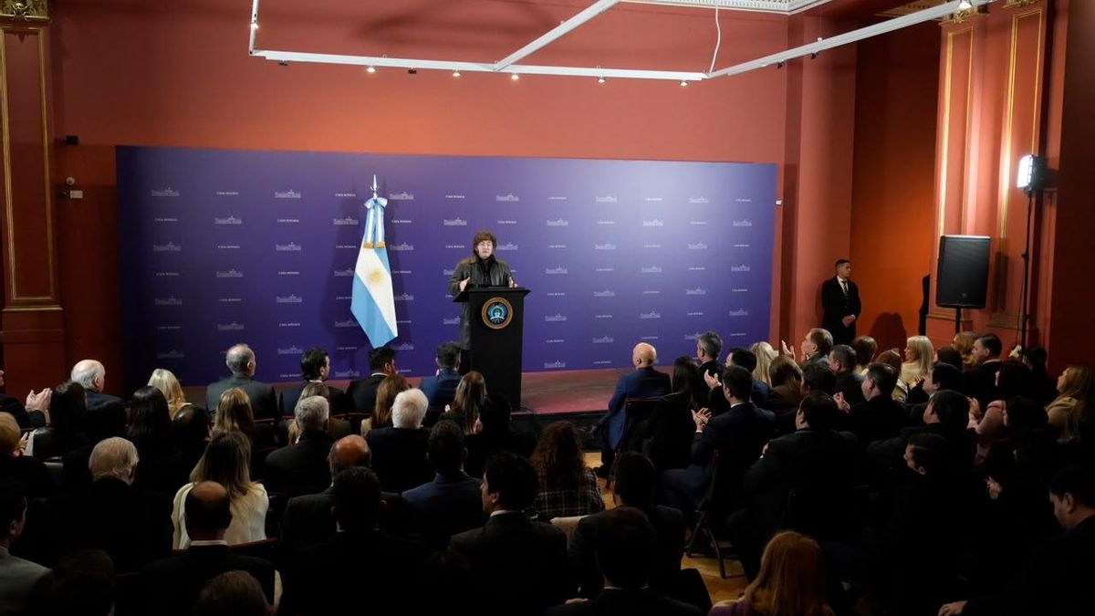 El encuentro tuvo lugar en el Salón Héroes de Malvinas, en la Casa Rosada.