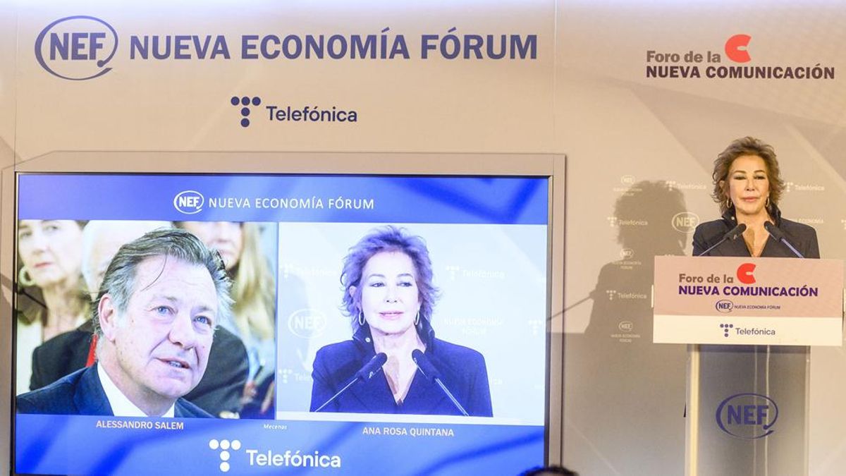 Ana Rosa Quintana, al presentar a Alessandro Salem