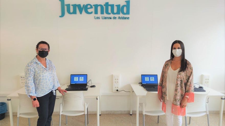 El Cabildo pone a disposición de los jóvenes un aula de estudio en el Edificio de Usos Múltiples de Los Llanos