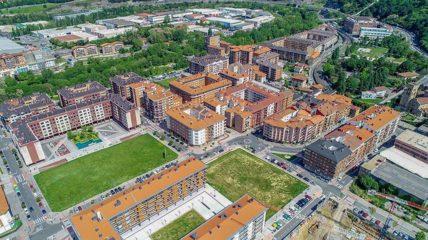 Vista aérea de Etxebarri.
