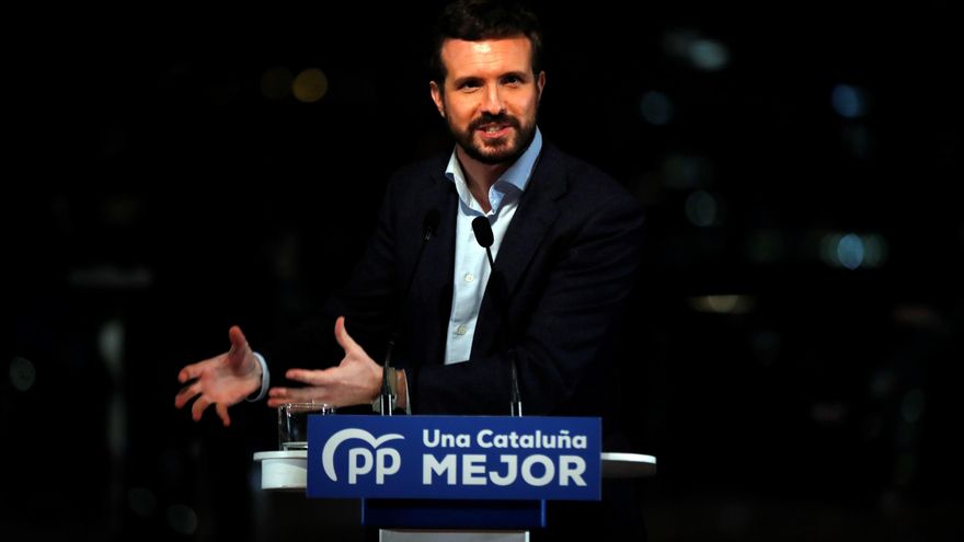 El presidente del Partido Popular, Pablo Casado. EFE/Toni Albir/Archivo