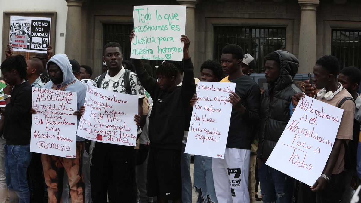 Concentración convocada este jueves en Las Palmas de Gran Canaria por la muerte de Abdoulie Bah