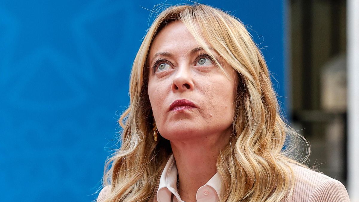 Imagen de la primera ministra de Italia, Giorgia Meloni.