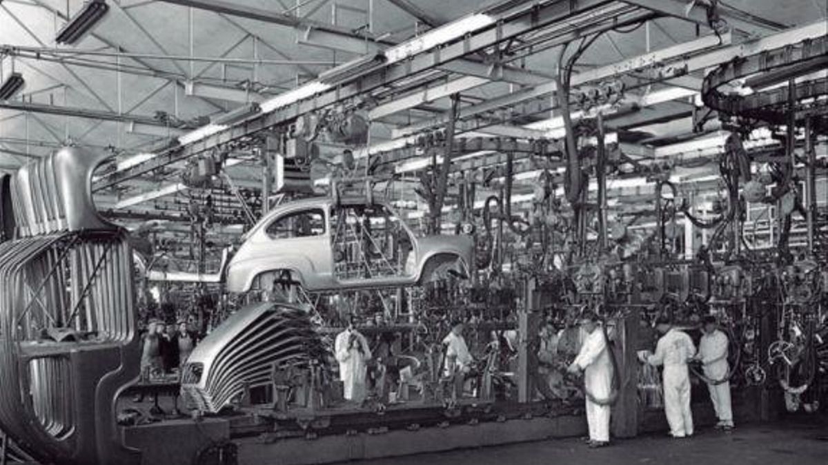 Cadena de montaje del Seat 600