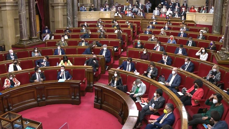 Pleno del Parlament de Catalunya (Archivo)