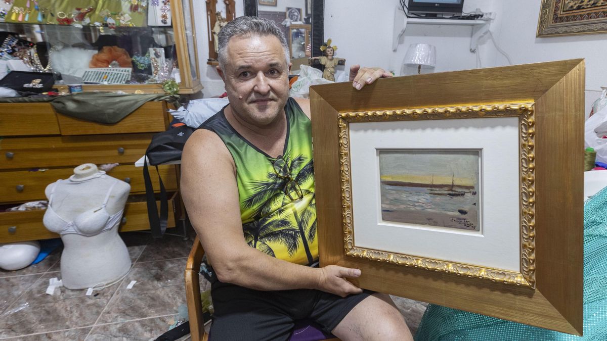 Recuperan en Murcia el cuadro de Sorolla desaparecido en Sevilla: "Lo cogí porque me gustó el marco"