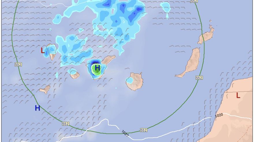 Blanca Navidad: el modelo meteorológico europeo prevé que nieve en Tenerife en Nochebuena