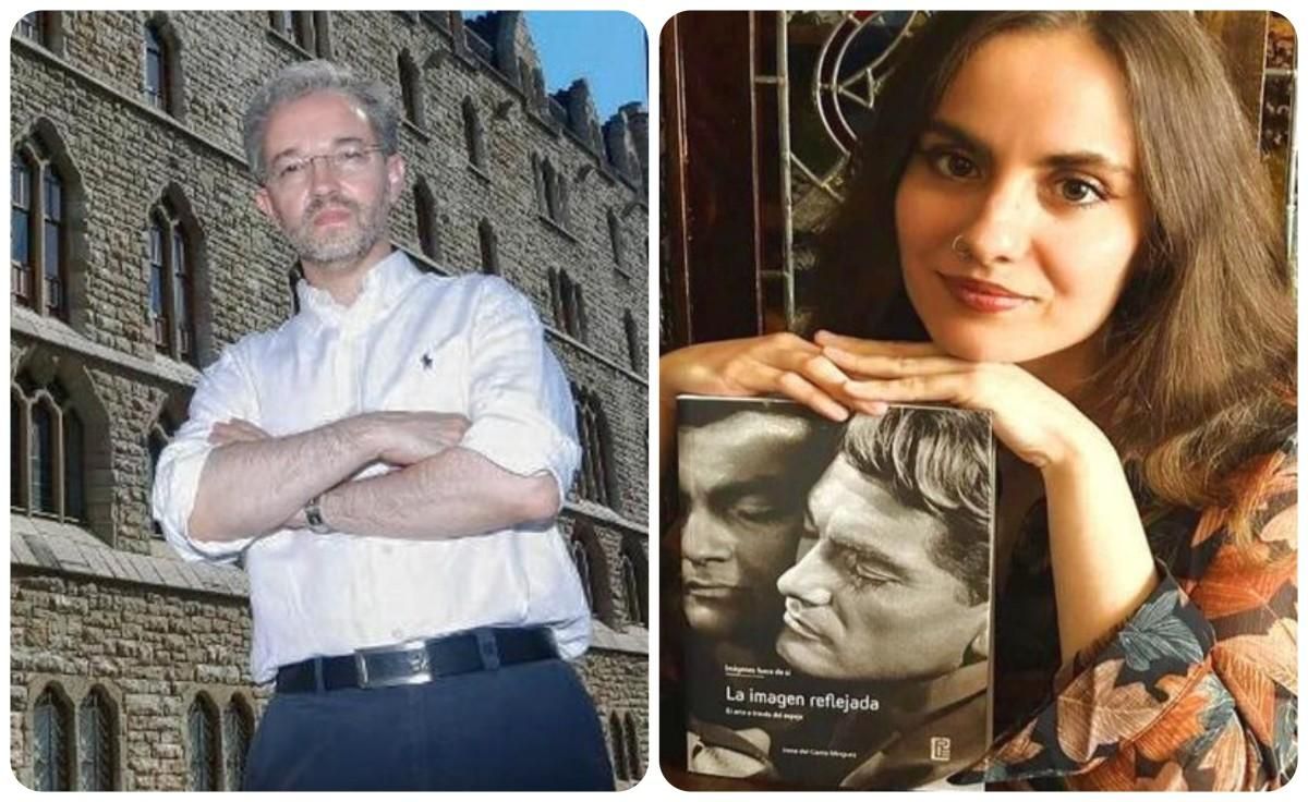 Los historiadores del Arte César García Álvarez e Irene del Canto.