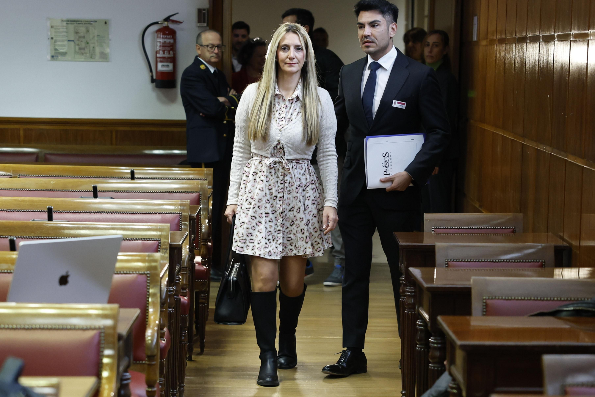 Claudia Montes compareció el lunes, 3 de noviembre, en el Senado.