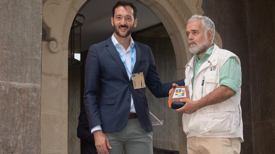 Alejandro Marrero y Eugenio Reyes Naranjo.