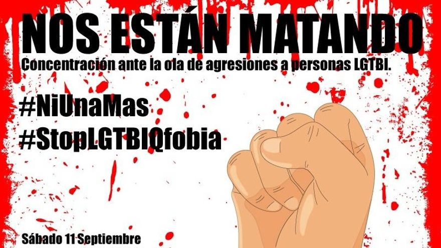Convocan una manifestación de protesta en Madrid ante la brutal agresión homófoba de Malasaña