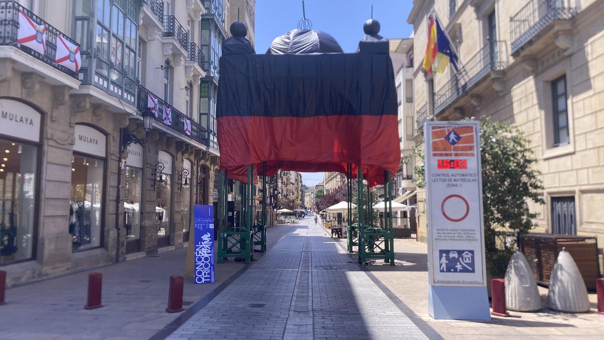 Montaje de Concéntrico 2026 en Logroño