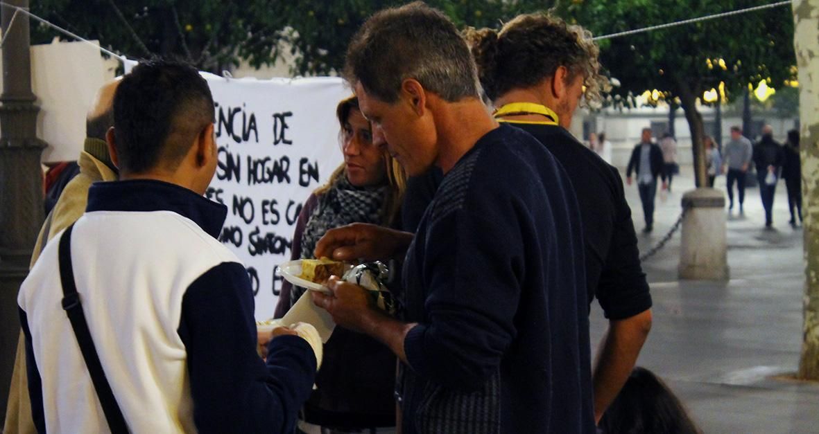 Personas sin hogar. / Juan Miguel Baquero