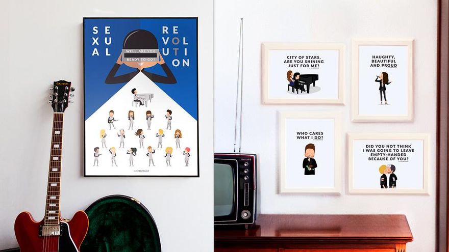 Algunos de los diseños de Superbritánico para su colección sobre OT