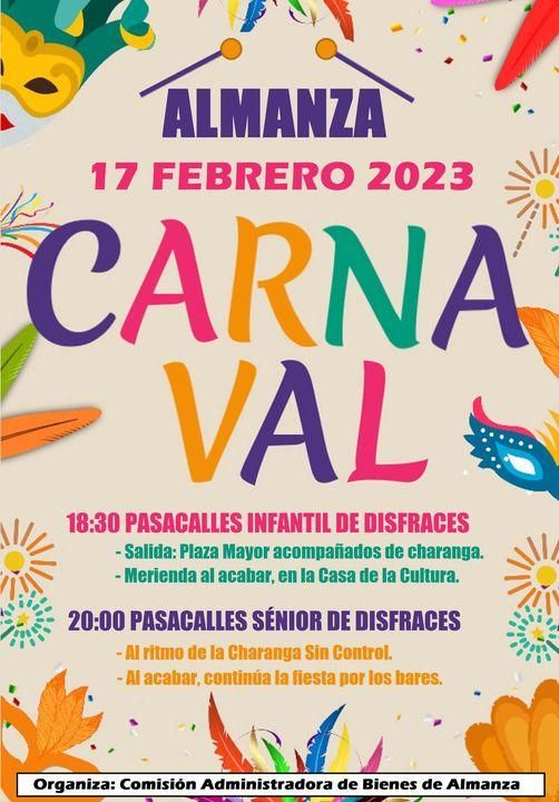 Cartel del carnaval de Almanza.