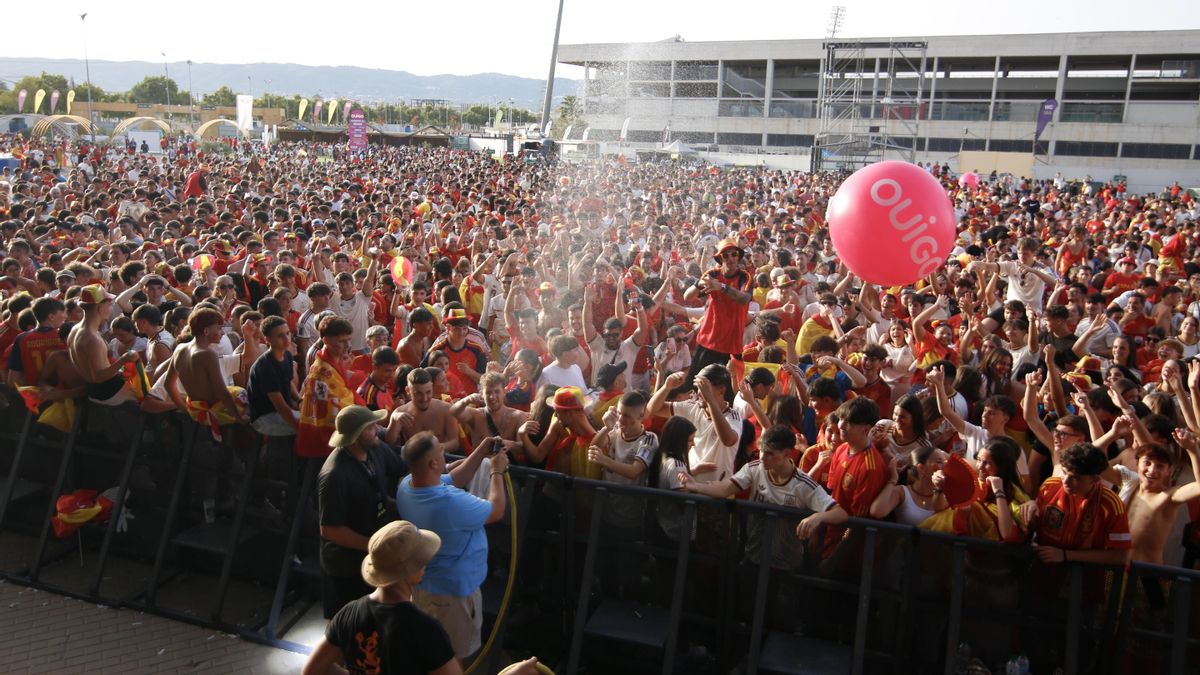 El ambiente de la afición española en el Córdoba Live, en imágenes