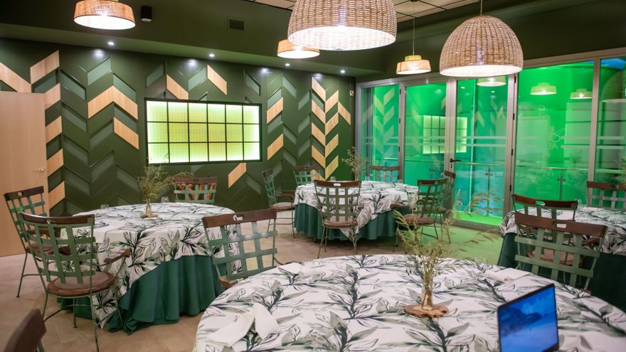 Un menú fenológico en el interior de una almazara en Bailén (Jaén)