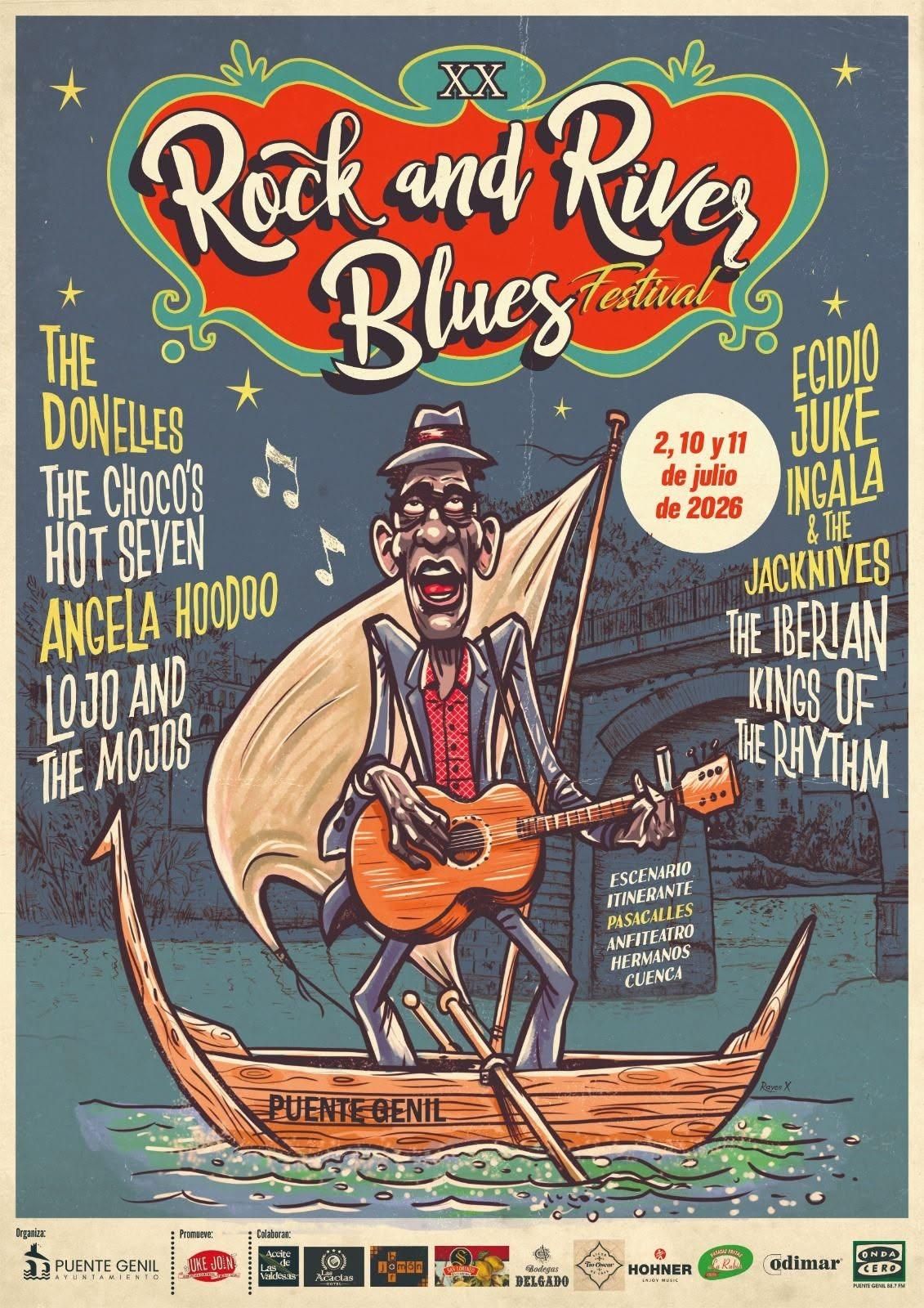 Cartel del Rock and River Blues Festival 2026.