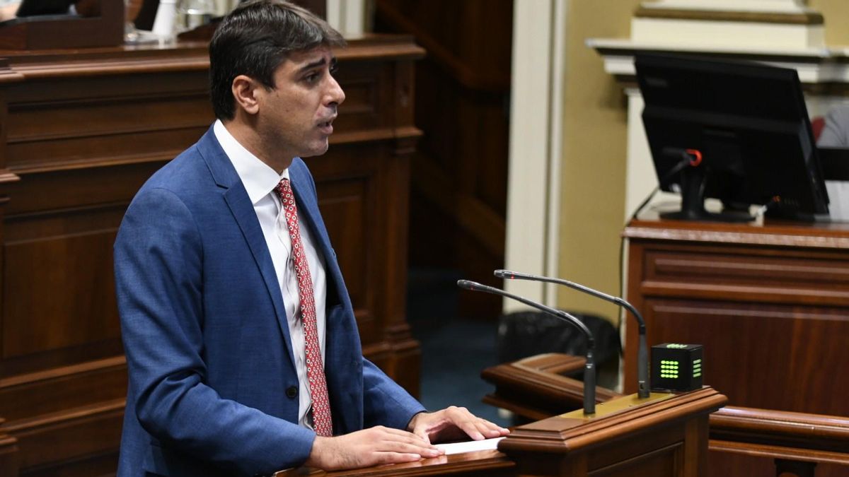 Manuel Abrante, diputado  por La Palma del grupo Socialista en el Parlamento de Canarias.