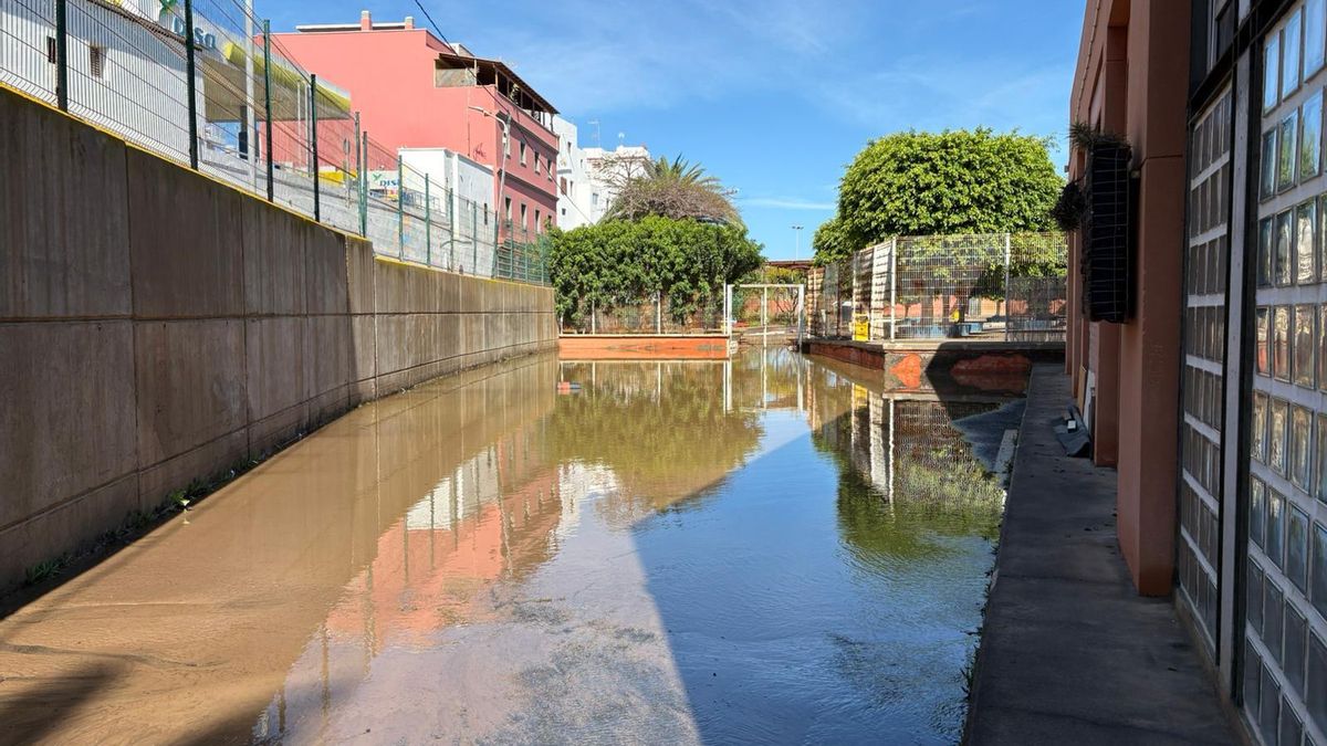 Canarias cifra en 10 millones los daños en colegios por la borrasca y trabaja para declarar la emergencia