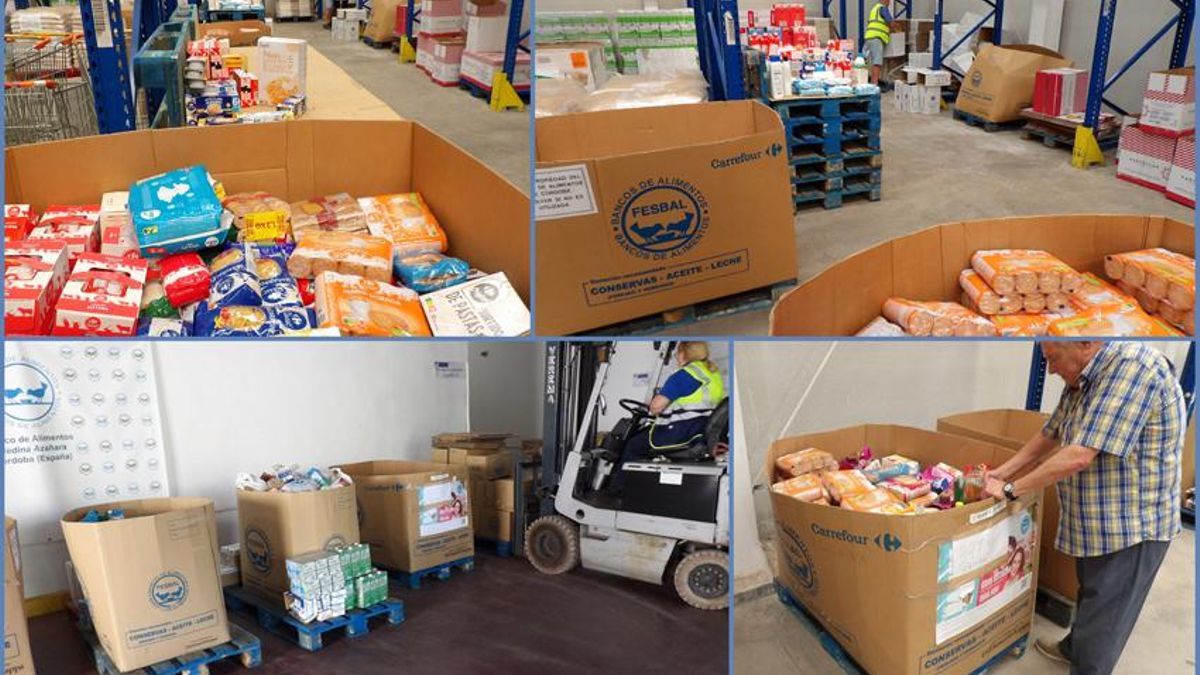 La solidaridad de los cordobeses hace que el Banco de Alimentos incremente un 50% su recaudación