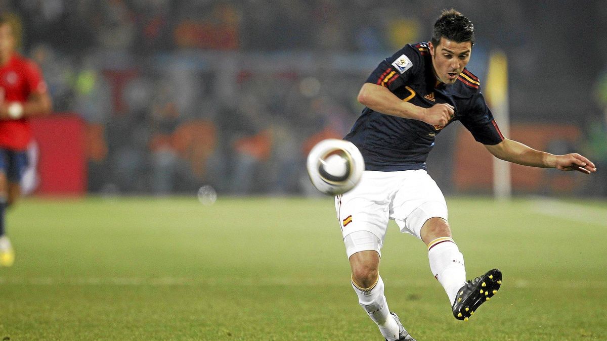 Villa fue el máximo goleador de España en Sudáfrica 2010