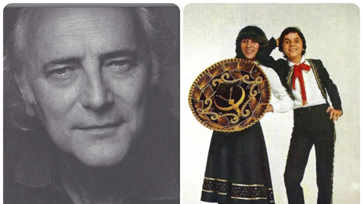 Carátulas de discos de Amancio Prada y de Tito y Tita. 