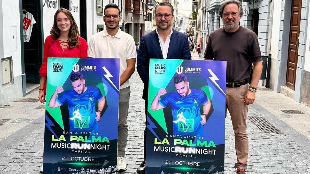 Presentación de ‘La Palma Music Night Run’.