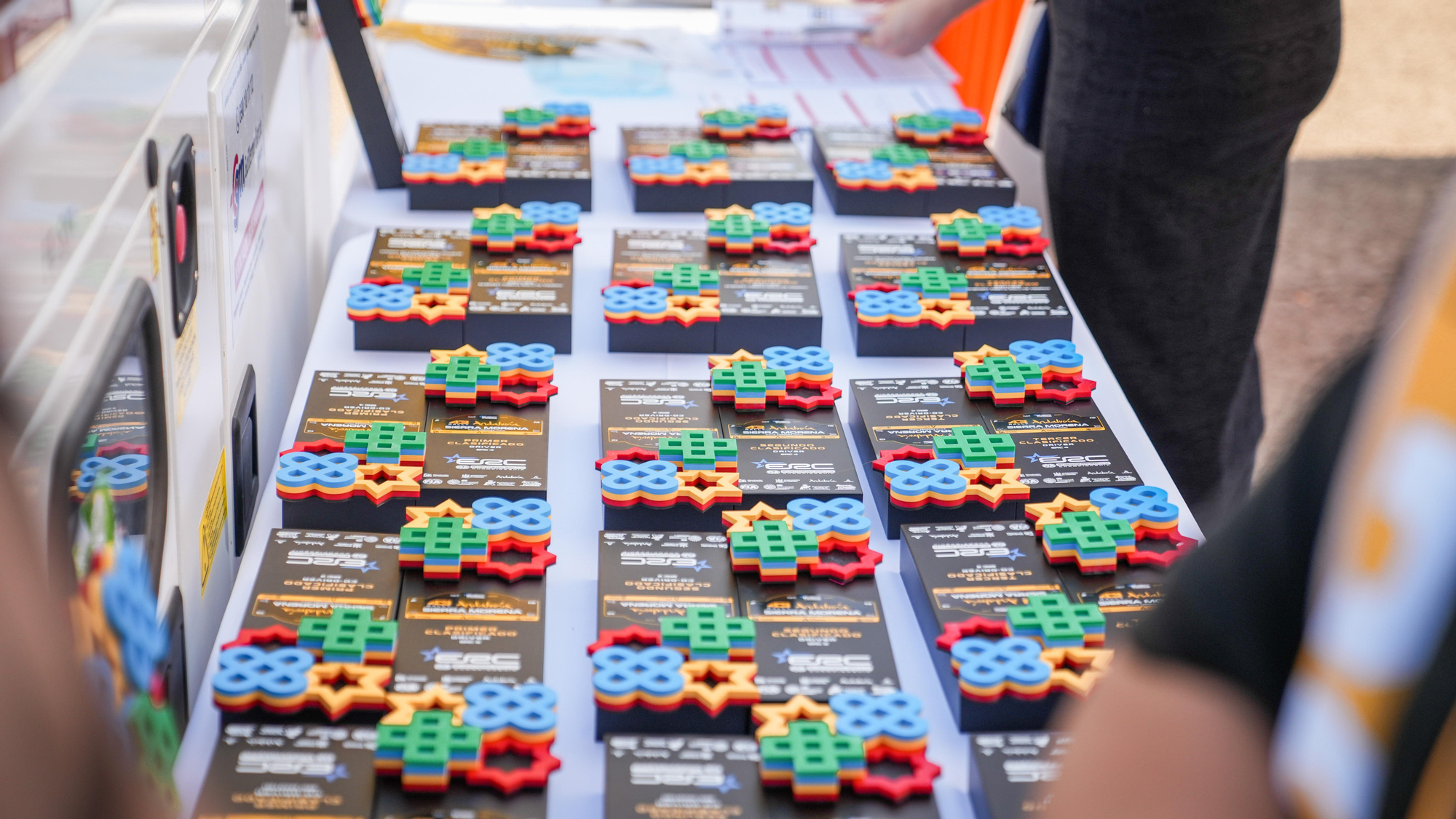 Entrega de premios y podio del Rally Sierra Morena