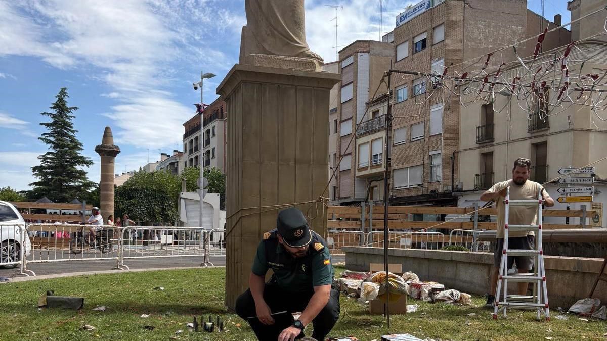 Casi 50 kilos de pirotecnia inspeccionados en las fiestas de Calahorra