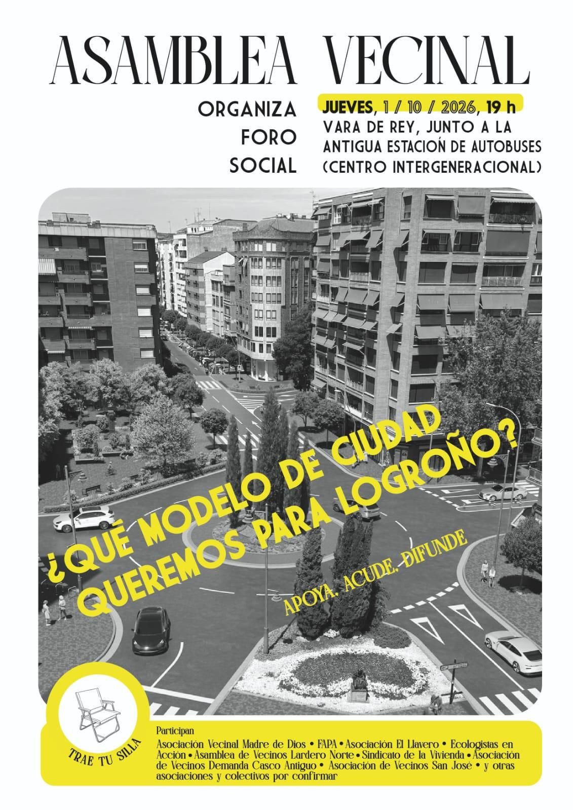 El Foro Social convoca a la ciudadanía a una nueva Asamblea