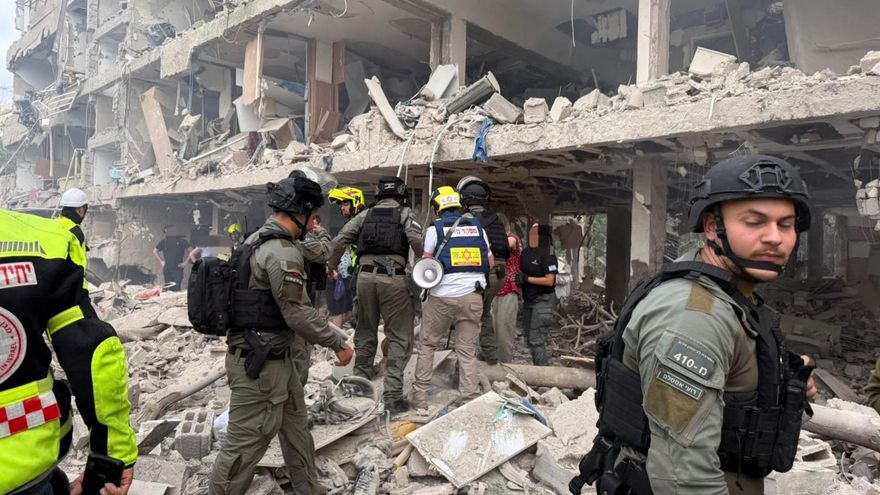 Diez heridos leves y uno de gravedad en Israel tras bombardeo de misiles iraníes