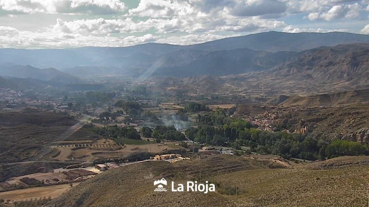 Incendio forestal en Inestrillas a las 16.30 horas