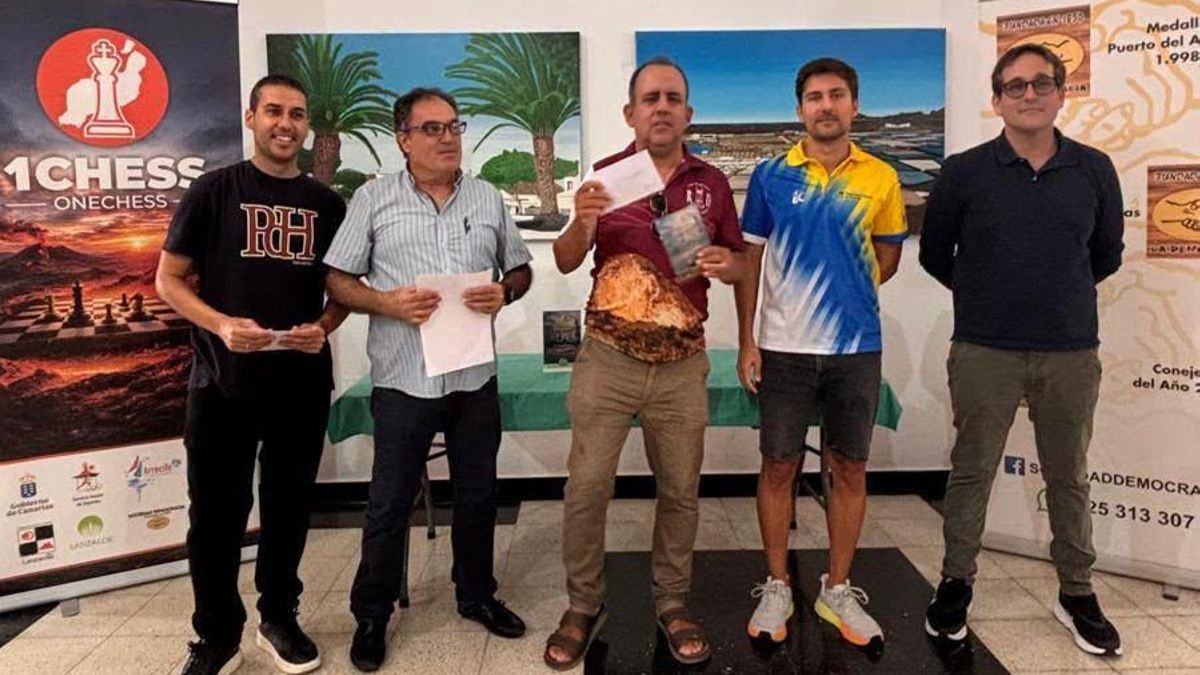 El Ayuntamiento de Villa de Mazo felicita al ajedrecista Héctor Gil por su doble podio en Lanzarote