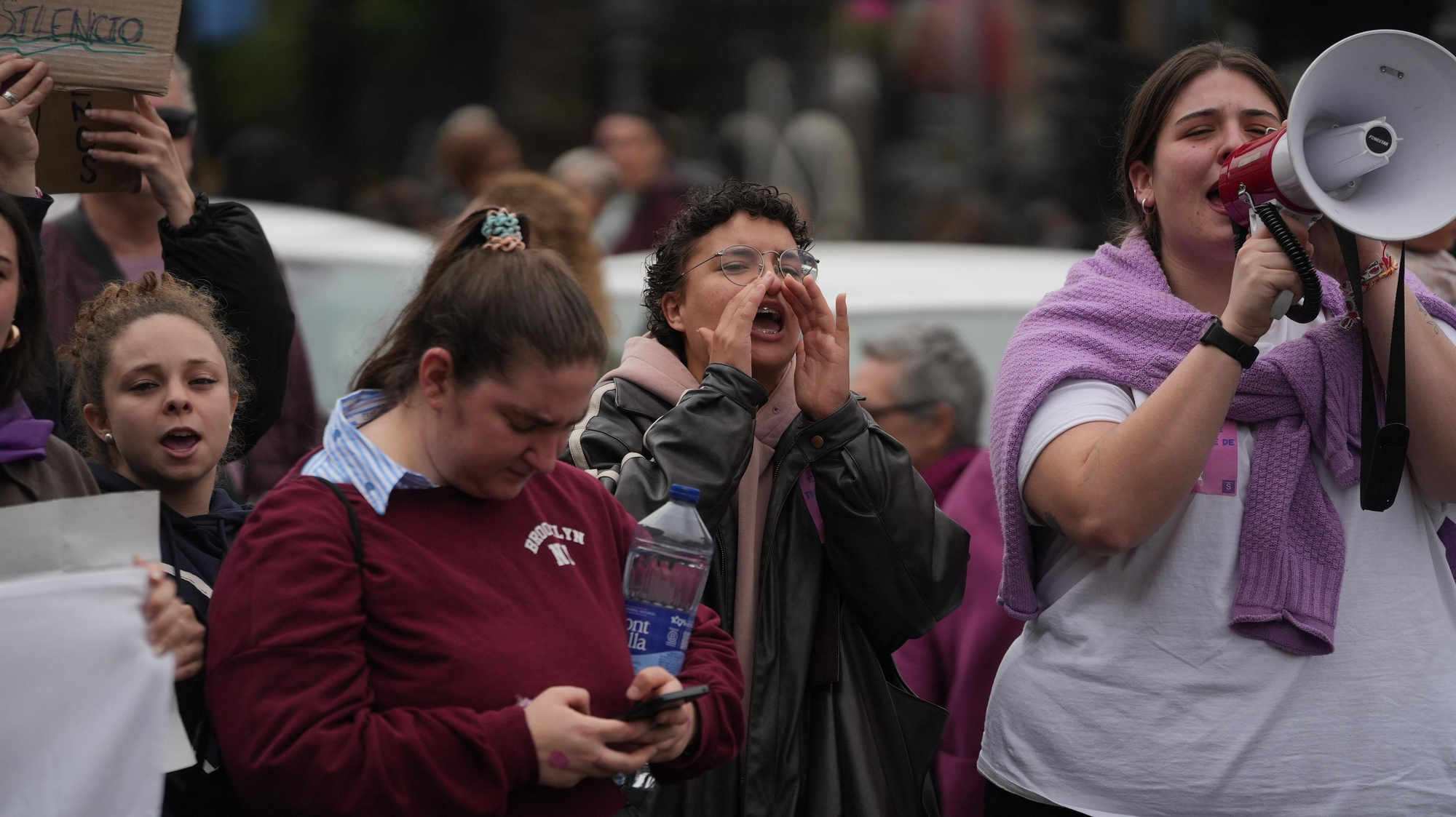 La manifestación del 8M, en imágenes