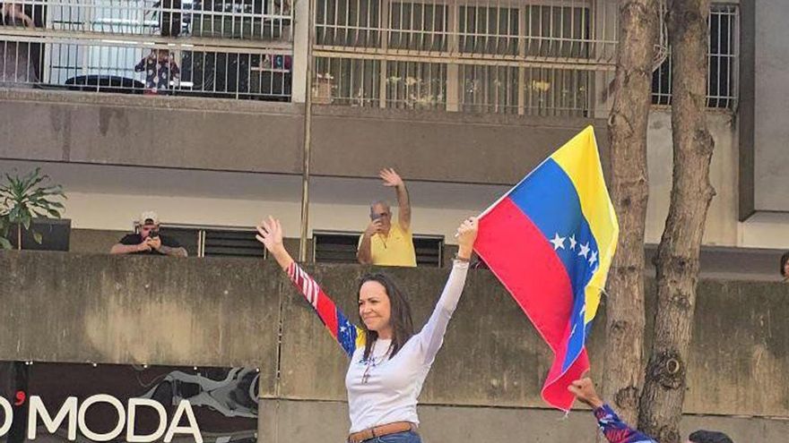 España expresa su "condena y preocupación ante la información de la detención de María Corina Machado" en Venezuela