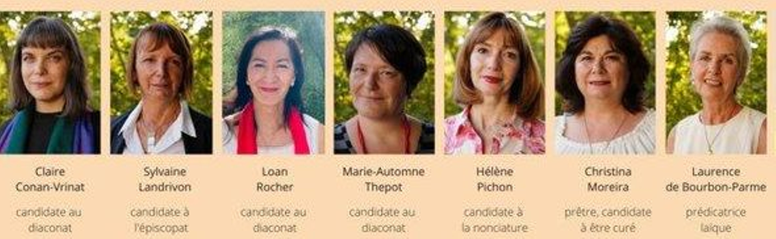 Estas son las siete mujeres 'apóstolas'