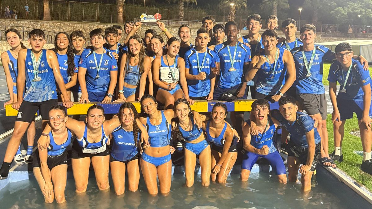 Atletas del Trotasierra celebran los éxitos cosechados