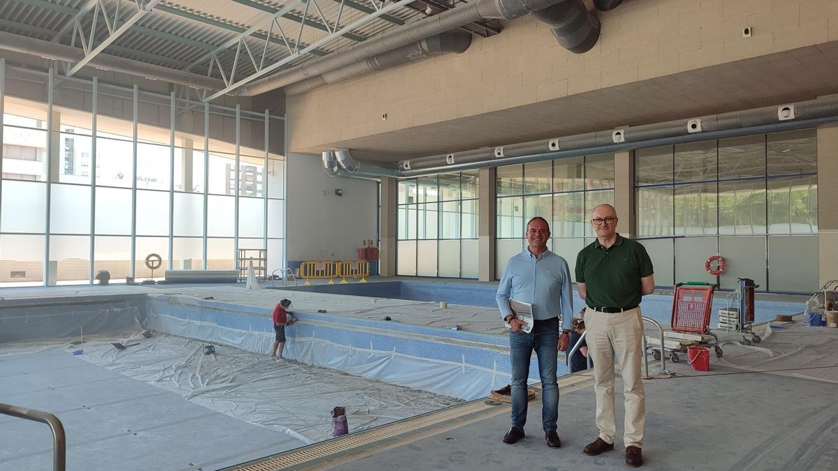 Obras de reparación en Lobete