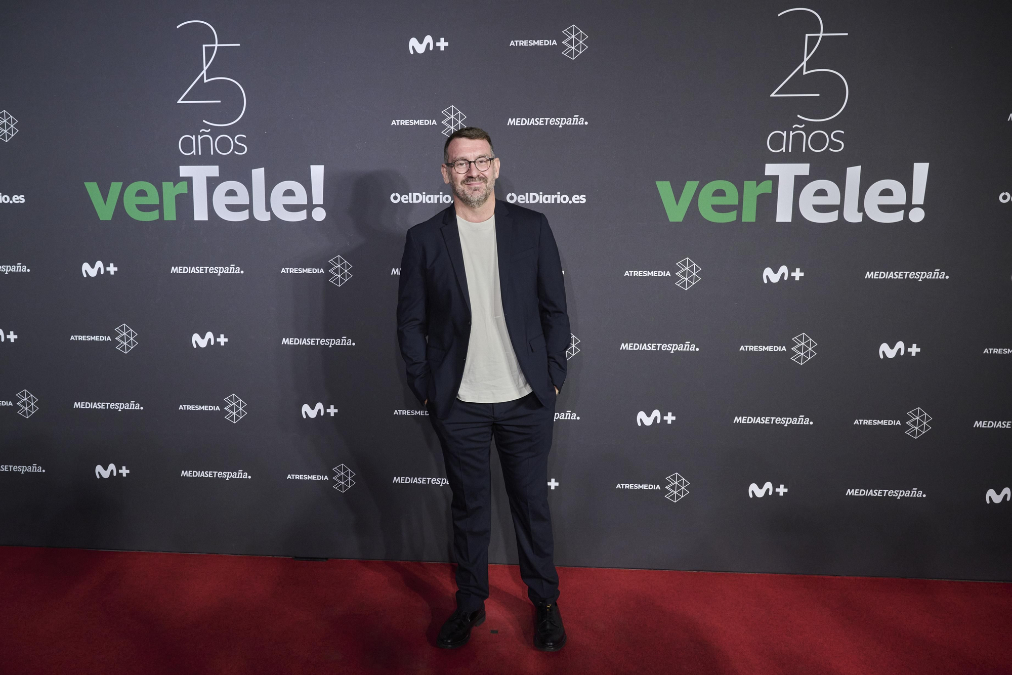 Marc Sala en la fiesta 25 aniversario de verTele