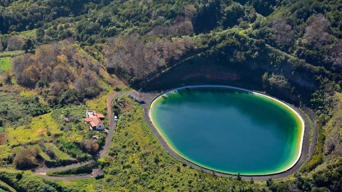 Las  12 balsas públicas de La Palma inician 2026 al 39% de su capacidad