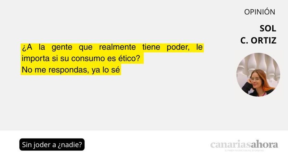 Sin joder a ¿nadie?