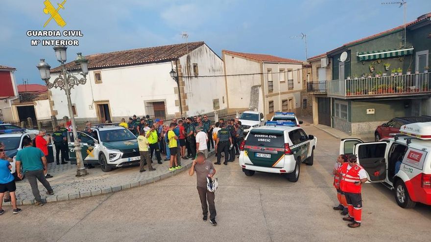 Inicio de la operación de búsqueda este sábado, y que ha desembocado en encontrar el cadáver