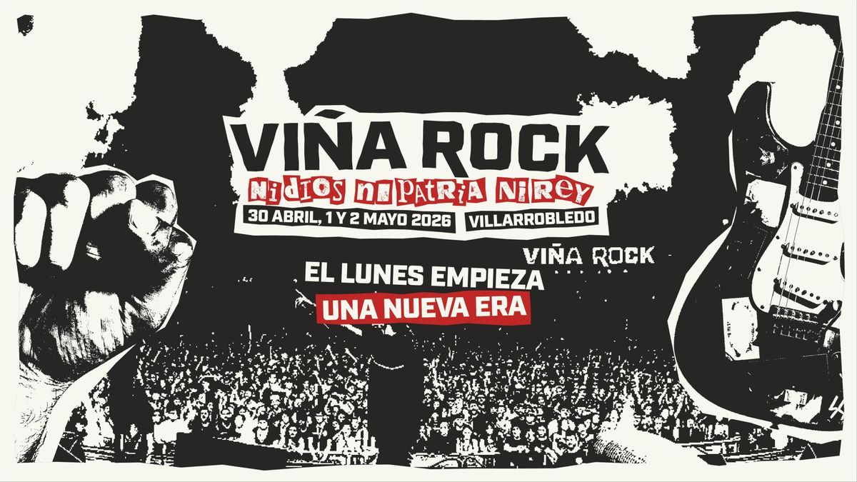 Imagen que se muestra en la página web del festival Viña Rock este lunes