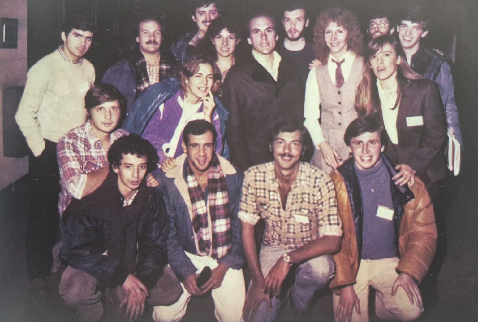 Daniel Hadad junto a sus compañeros de camada de la FURP, en 1984.