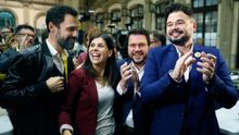 ERC durante la celebración de los resultados del 10N